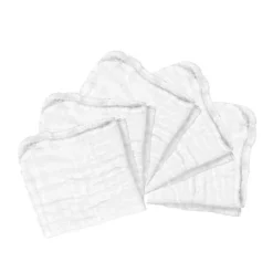Towels + Cloths-Green Sprouts Organic Cotton Muslin Cloths (5 Pack)