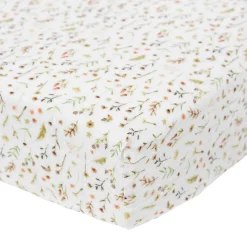 Crib Fitted Sheets-Little Unicorn Organic Cotton Muslin Crib Sheet