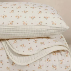 Kids Bedding|Blankets-Oilo Organic Cotton Muslin Quilt