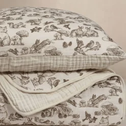 Kids Bedding|Crib Quilts-Oilo Organic Cotton Muslin Sham
