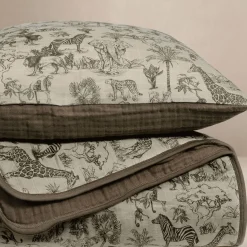 Kids Bedding|Crib Quilts-Oilo Organic Cotton Muslin Sham