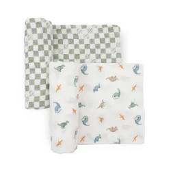 Blankets|Sleep Sacks + Wraps-Little Unicorn Organic Cotton Muslin Swaddle (2 Pack)