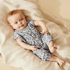 Rompers-Wilson + Frenchy Organic Crinkle Growsuit
