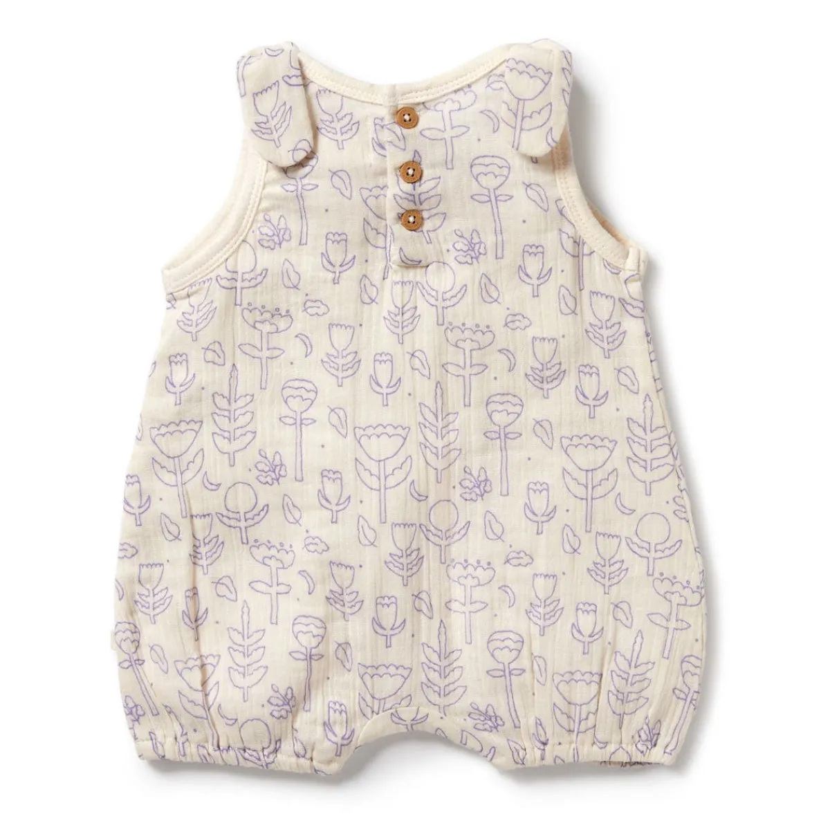 Rompers-Wilson + Frenchy Organic Crinkle Tie Playsuit