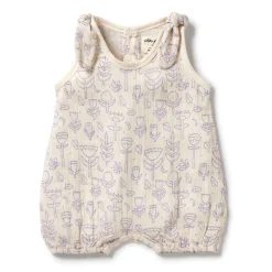 Rompers-Wilson + Frenchy Organic Crinkle Tie Playsuit