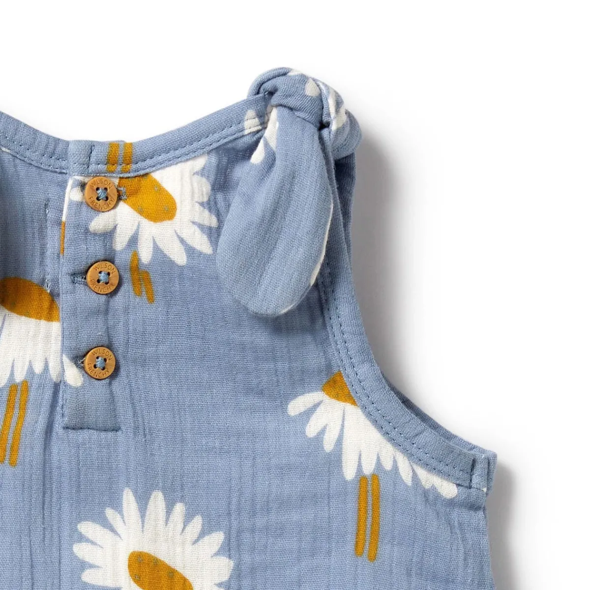 Rompers-Wilson + Frenchy Organic Crinkle Tie Playsuit
