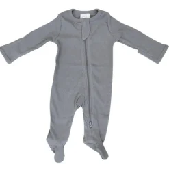 Onesies|Sleepers-Mebie Baby Organic Footed Zipper One-Piece