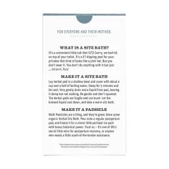 Post-Partum Underwear + Pads|Perineal Care-Earth Mama Organics Organic Herbal Sitz Bath (94g)