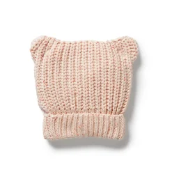 Winter Hats-Wilson + Frenchy Organic Knitted Bear Hat