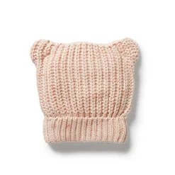Winter Hats-Wilson + Frenchy Organic Knitted Bear Hat