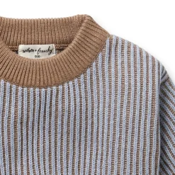 Sweaters + Jackets-Wilson + Frenchy Organic Knitted Ribbed Jumper