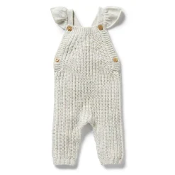 Pants-Wilson + Frenchy Organic Knitted Ruffle Overall
