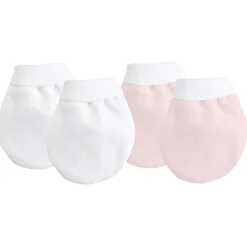Infant Scratch Mitts-Kushies Organic Mittens - Jersey
