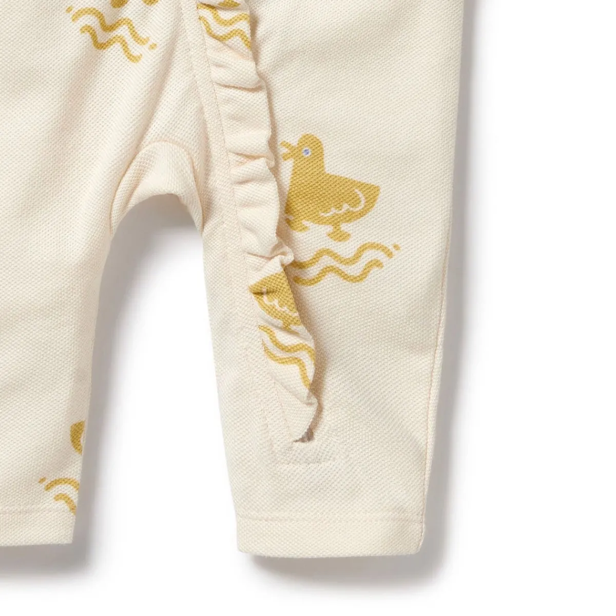 Onesies|Sleepers-Wilson + Frenchy Organic Ruffle Zipsuit