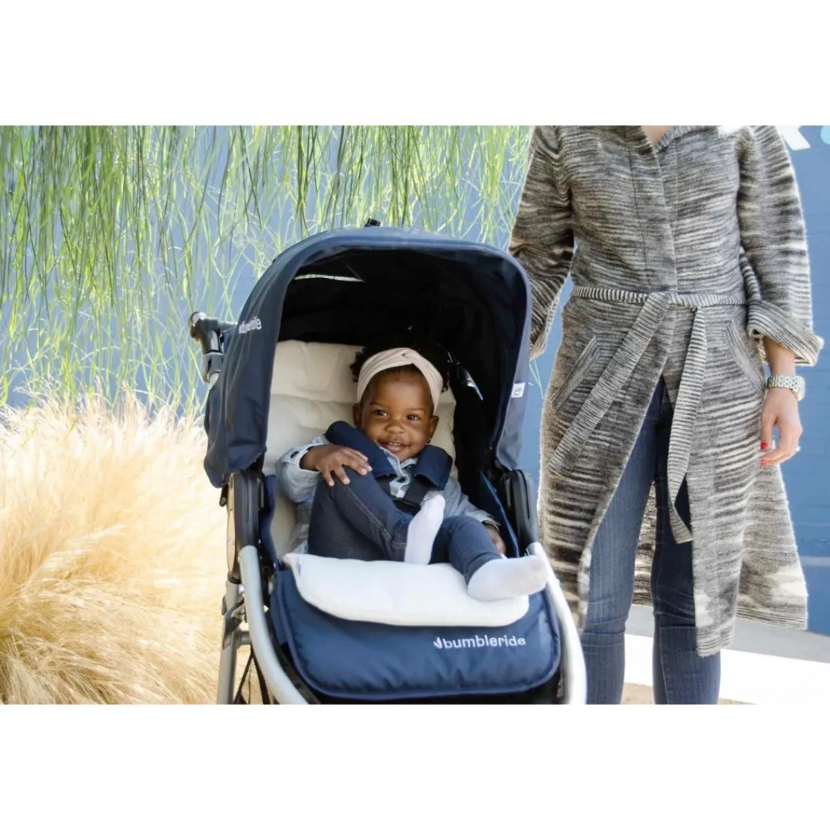 Stroller Accessories-Bumbleride Organic Seat Liner