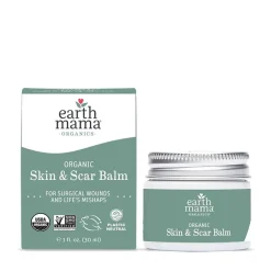 Stretch Mark Cream + Serum-Earth Mama Organics Organic Skin & Scar Balm (30 mL)