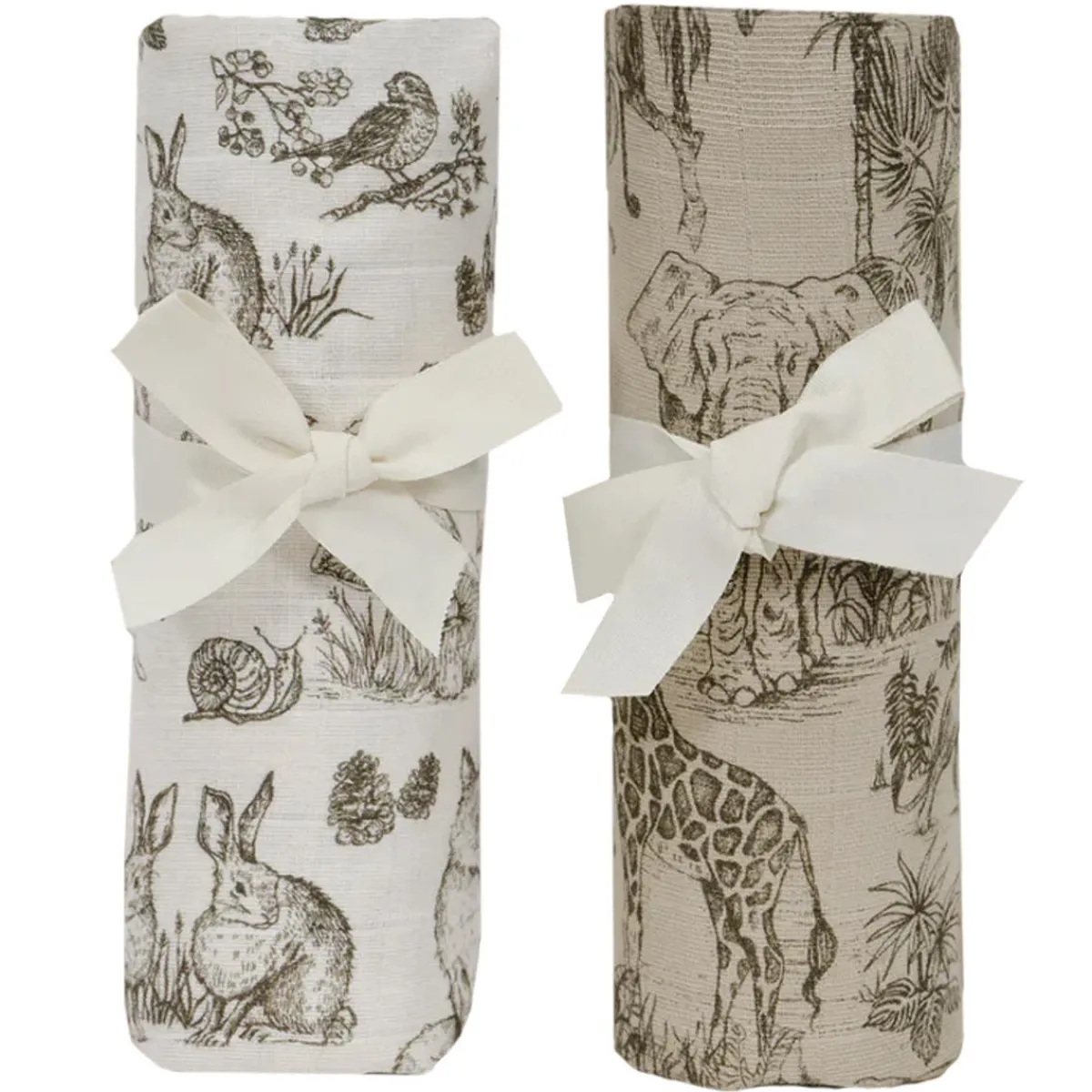 Blankets|Sleep Sacks + Wraps-Oilo Organic Swaddle Blanket (2 Pack)