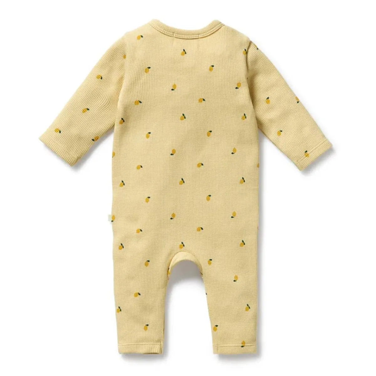 Onesies|Sleepers-Wilson + Frenchy Organic Waffle Ruffle Zipsuit
