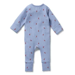 Onesies|Sleepers-Wilson + Frenchy Organic Waffle Zipsuit