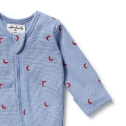 Onesies|Sleepers-Wilson + Frenchy Organic Waffle Zipsuit