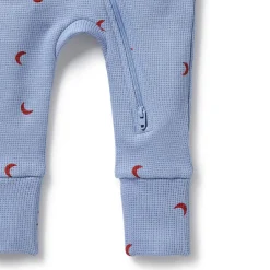 Onesies|Sleepers-Wilson + Frenchy Organic Waffle Zipsuit