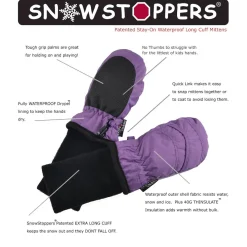 Mitts + Gloves-Snow Stoppers Original Winter Mittens - XS