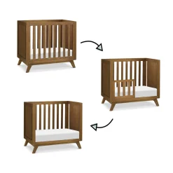 Mini Cribs-DaVinci Otto 3-in-1 Convertible Mini Crib