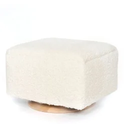 Ottomans-Oilo Ottoman with Wood Base (Grade C)