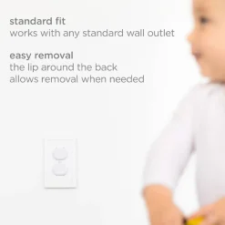 Baby Gates + Babyproofing-Ubbi Outlet Cover Set (24 Pieces)