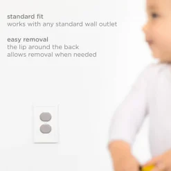 Baby Gates + Babyproofing-Ubbi Outlet Cover Set (24 Pieces)