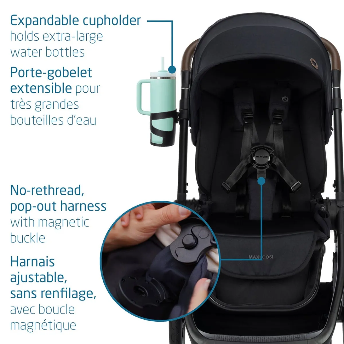 Full-Sized Strollers-Maxi-Cosi Oxford Stroller