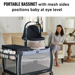 Playards|Travel Gear-Graco Pack 'n Play Day2Dream Bassinet Playard