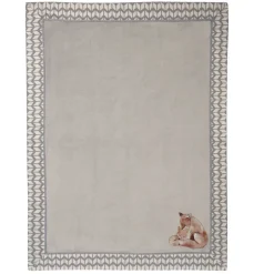 Blankets-Lambs & Ivy Painted Forest Appliqued Blanket