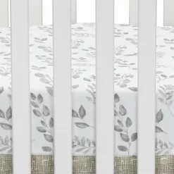 Crib Fitted Sheets-Lambs & Ivy Painted Forest Crib Sheet