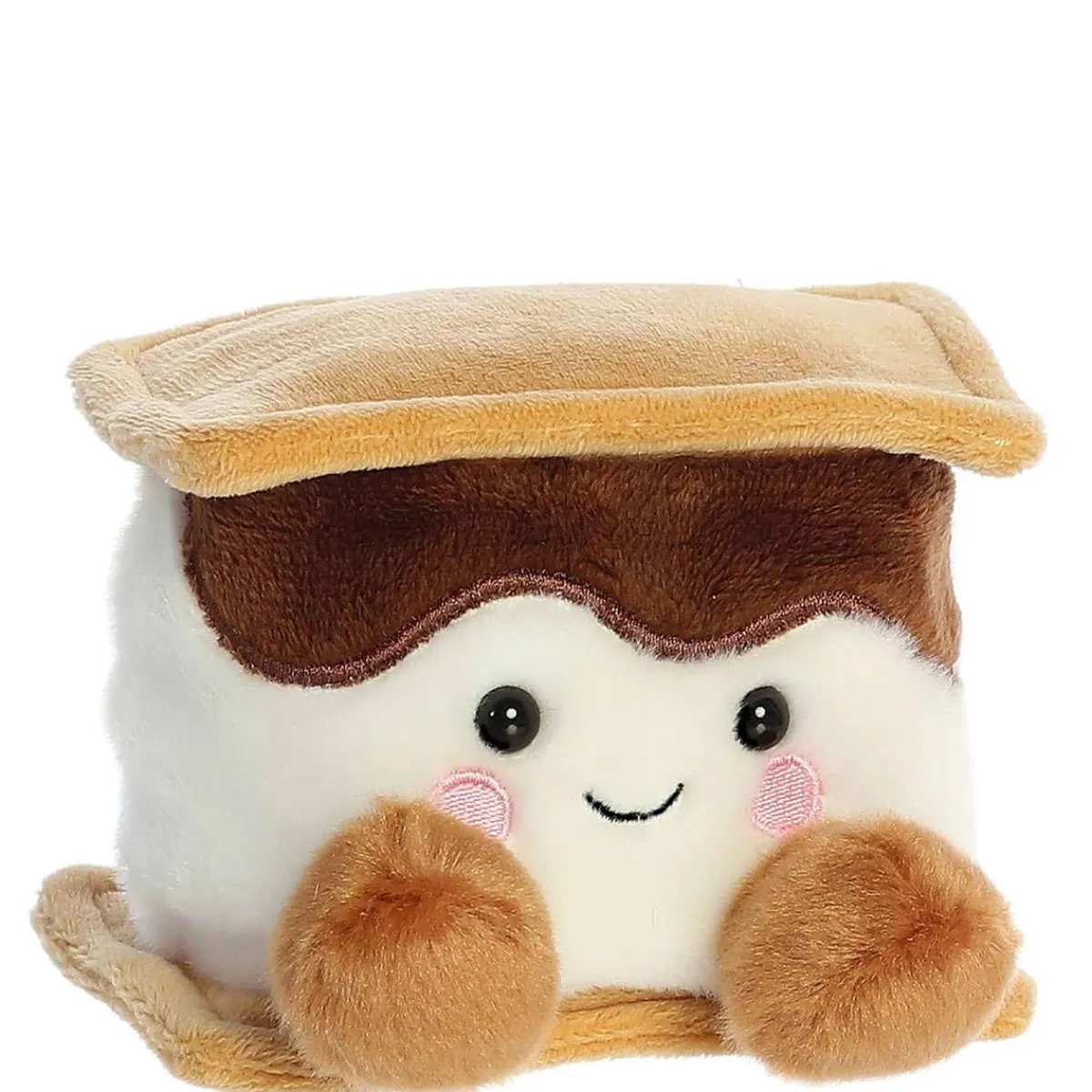 Plush Food-Nearly Famous Palm Pals - Toastee S'more