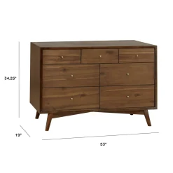 Dressers-Babyletto Palma 7 Drawer Double Dresser