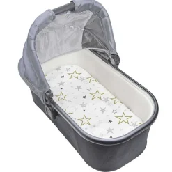 Bassinet Sheets-Kushies Percale Bassinet Sheet