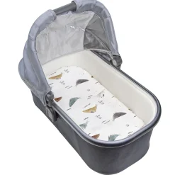 Bassinet Sheets-Kushies Percale Bassinet Sheet