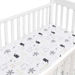Crib Fitted Sheets-Kushies Percale Crib Sheet