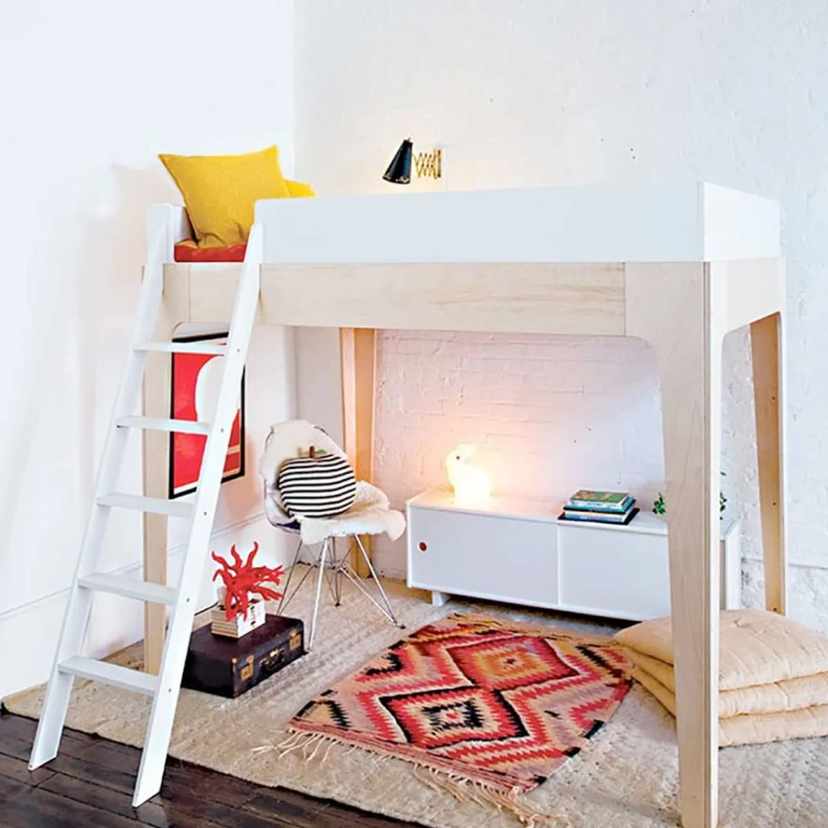Double Beds|Bunk Beds + Loft Beds-Oeuf Perch Loft Bed (Full)