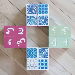 Wooden Toys|Blocks + Shape Sorters-Uncle Goose Persian ABC Blocks