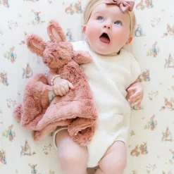 Crib Fitted Sheets-Saranoni Peter Rabbit Muslin Crib Sheet