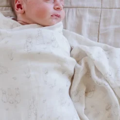 Blankets|Sleep Sacks + Wraps-Saranoni Peter Rabbit Muslin Swaddle (2 Pack)