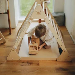 Pretend Play|Wooden Toys-Kinderfeets Pikler Triple Climber Triangle