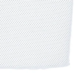 Crib Fitted Sheets-Pehr Pin Dot Crib Sheet