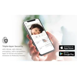 Wifi Monitors|Video Baby Monitors-Motorola PIP1610 Wi-Fi HD Motorized Smart Baby Monitor