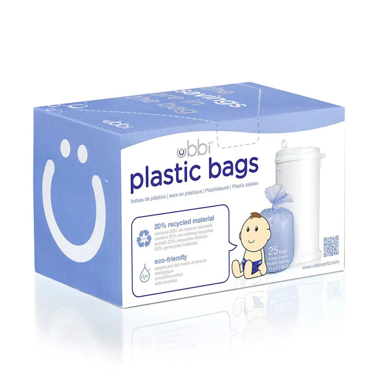Inserts + Refills|Diaper Pails-Ubbi Plastic Bags