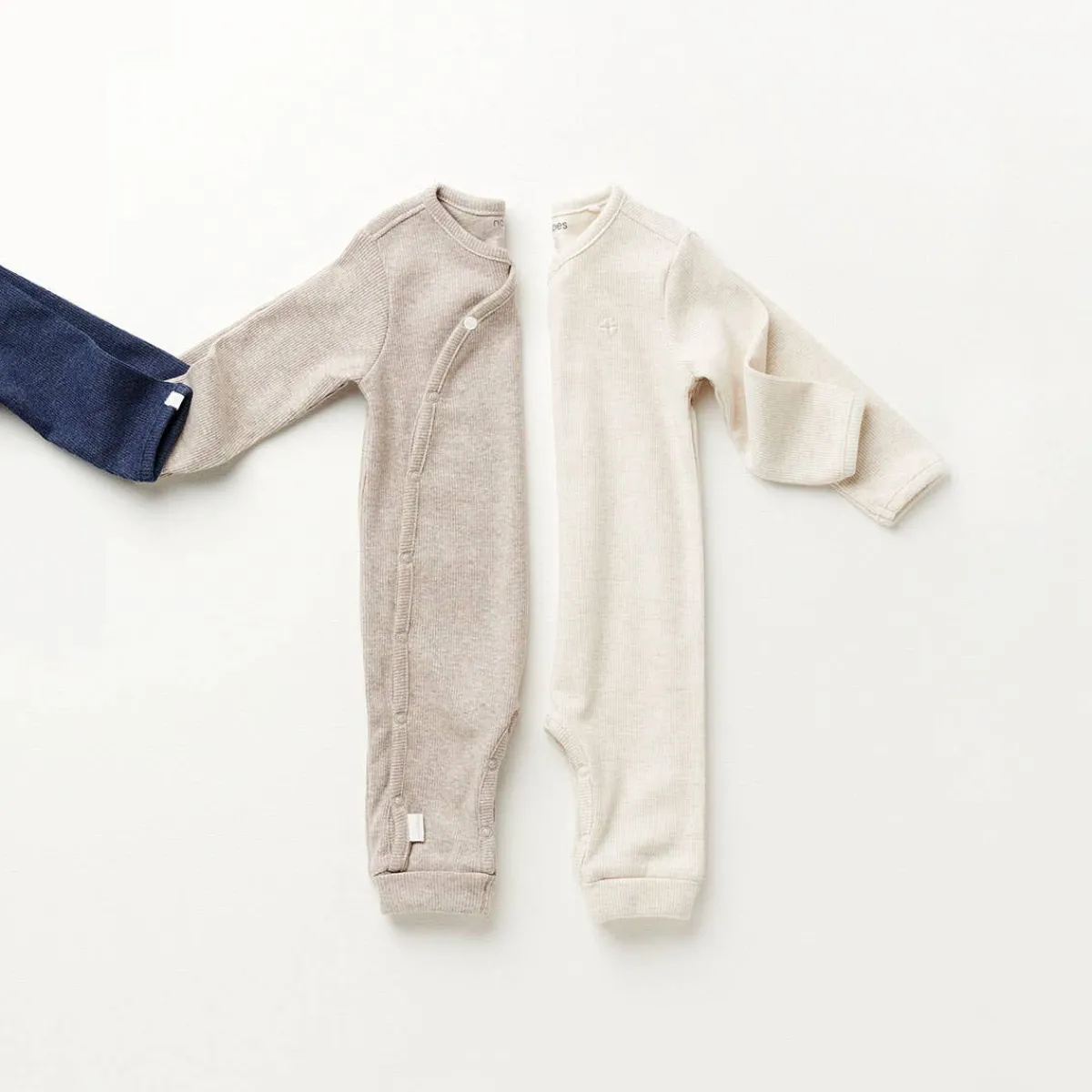 Rompers|Onesies-Noppies Playsuit Ribbed Nevis