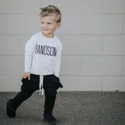 Pants-Posh & Cozy Pocket Jogger (Infant) Black