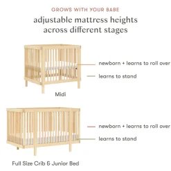 Convertible Cribs-Babyletto Pogo 8-in-1 Crib with All-Stages Conversion Kits